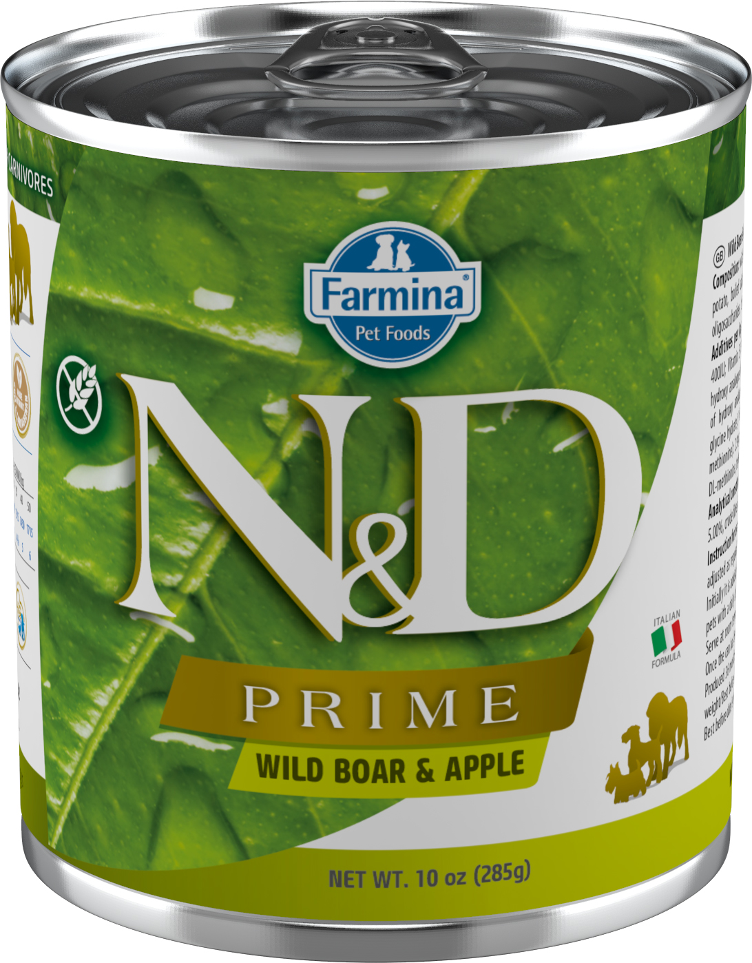 Levně Konzerva N&D DOG PRIME Adult Boar & Apple 285g