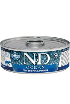 Levně N&D CAT OCEAN Adult Tuna & Cod & Shrimp & Pumpkin 80g
