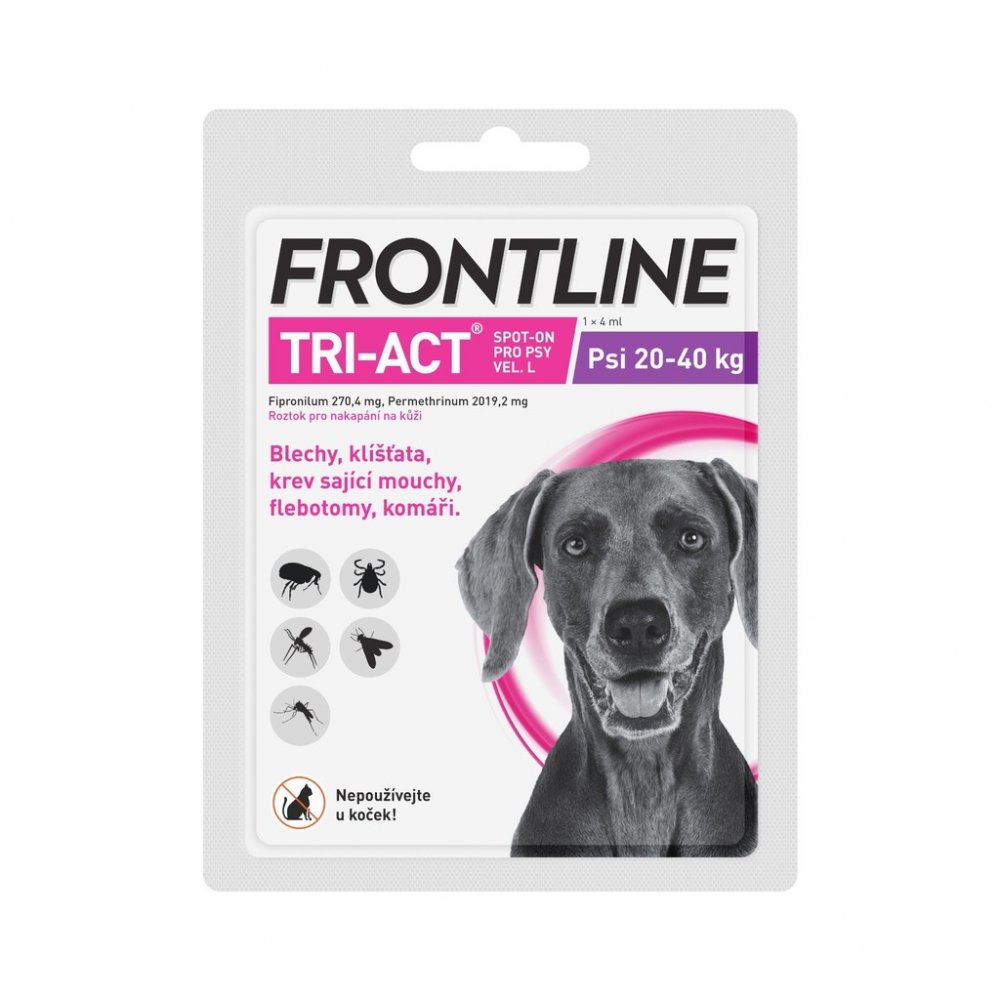 Levně FRONTLINE TRI-ACT spot-on pro psy L (20-40 kg)-1x4ml