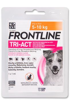 Levně FRONTLINE TRI-ACT spot-on pro psy S (5-10 kg)-1x1ml