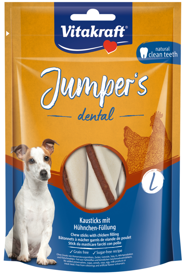 Levně Jumpers dental Twisted kuřecí L 150g