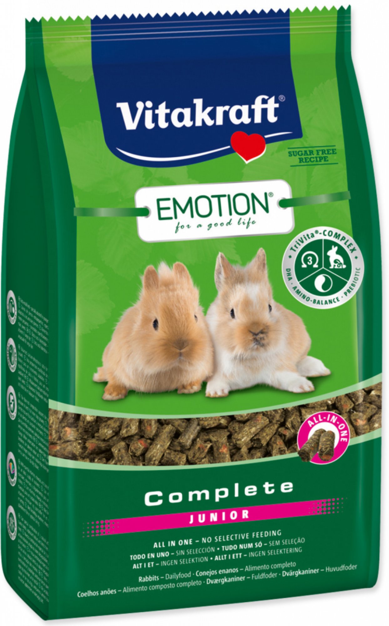 Levně Emotion complete králík junior 800g