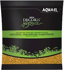 Levně Aquael Aqua Decoris Yellow 2-3mm 1kg, písek dekorační