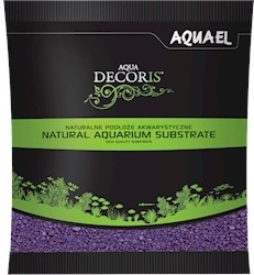 Levně AQUAEL písek Aqua Decoris, 1kg, 2-3 mm, fialový