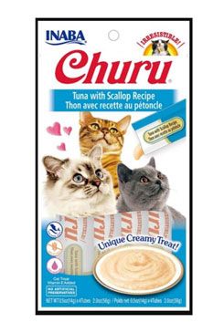 Levně Churu Cat Tuna with Scallop 4x14g