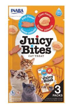 Levně Churu Cat Juicy Bites Fish&Clam Flavor 3x11,3g