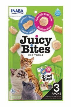 Levně Churu Cat Juicy Bites Broth&Calamari Flavor3x11,3g