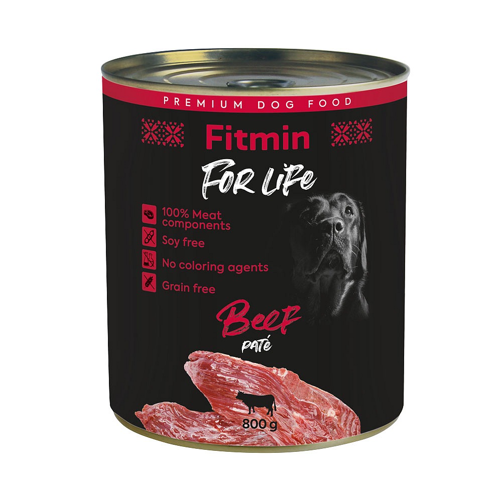 Levně Fitmin Dog For Life konzerva Beef 800 g