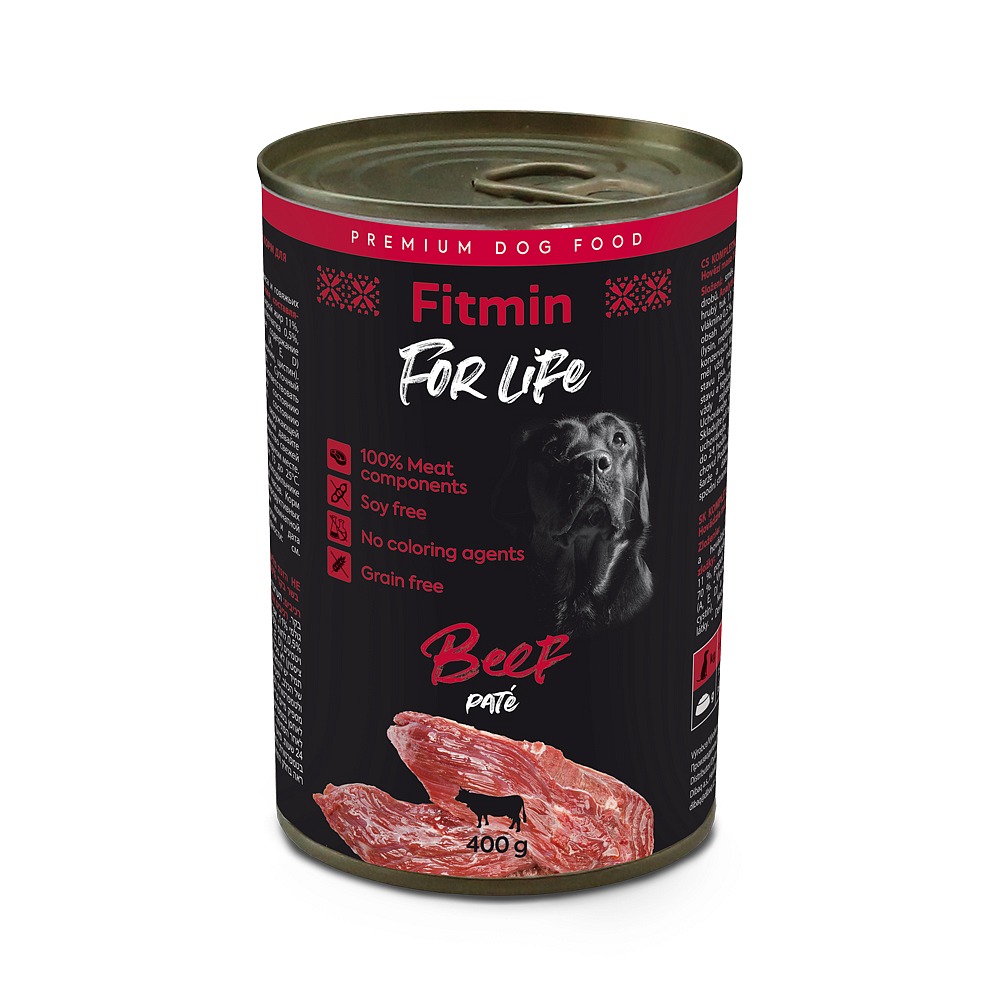 Levně Fitmin Dog For Life konzerva Beef 400 g