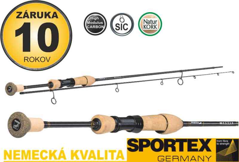 Levně Přívlačové pruty Sportex Mystix Trout UL 2-díl Variant: 188cm / 0,7-7g