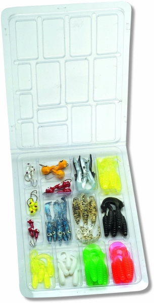 Levně Přívlačový set Zebco twister + Jig 60ks