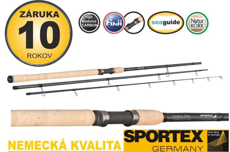 Levně Sportex prut - Exclusive Trout - třídílný Variant: 390cm /10 - 30g / 3díly