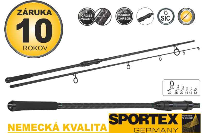 Levně Kaprové pruty SPORTEX Competition Carp CS-4 Stalker Variant: 300cm / 3,00lbs