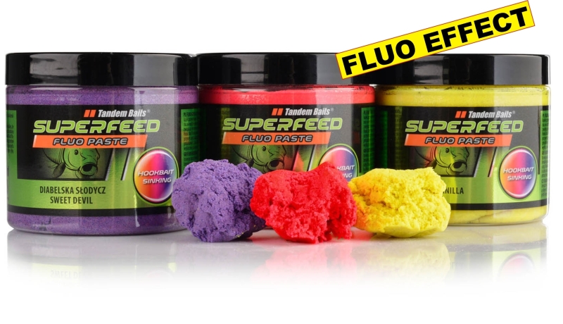 Levně SuperFeed - Fluo Hookbait Paste - 220g Variant: Secret Squid