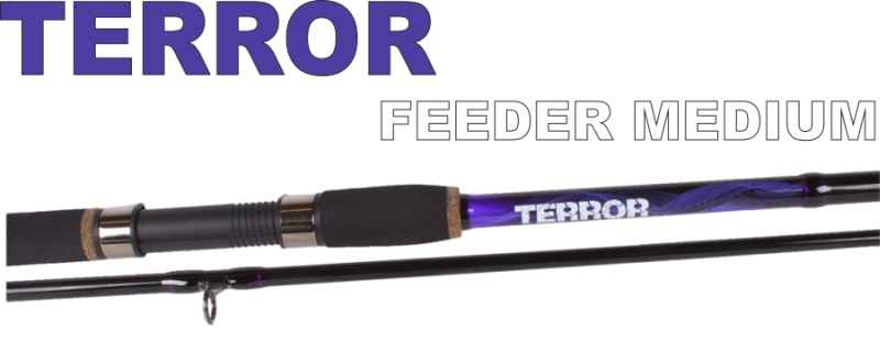 Levně Feeder pruty JVS Terror 3-díl Variant: 3,90m / 30-80g Medium heavy