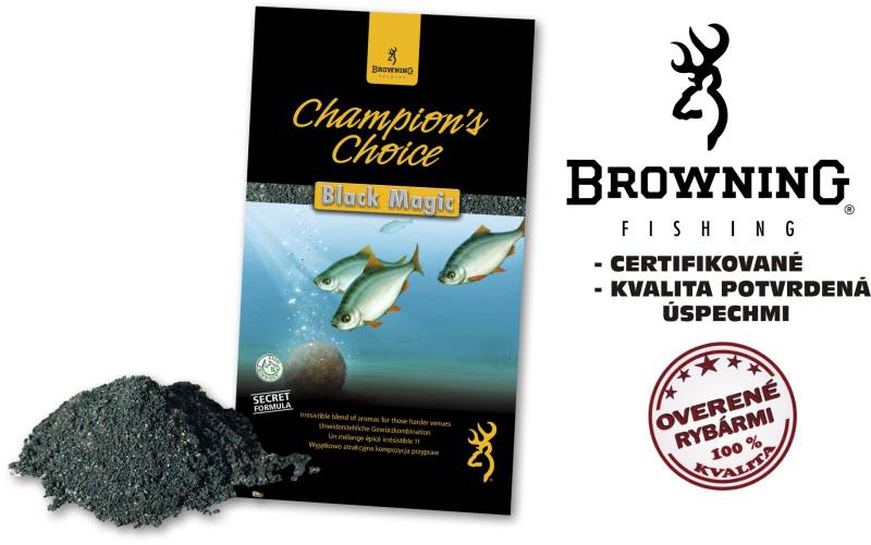 Levně Krmivo browning champions choice 1kg black magic