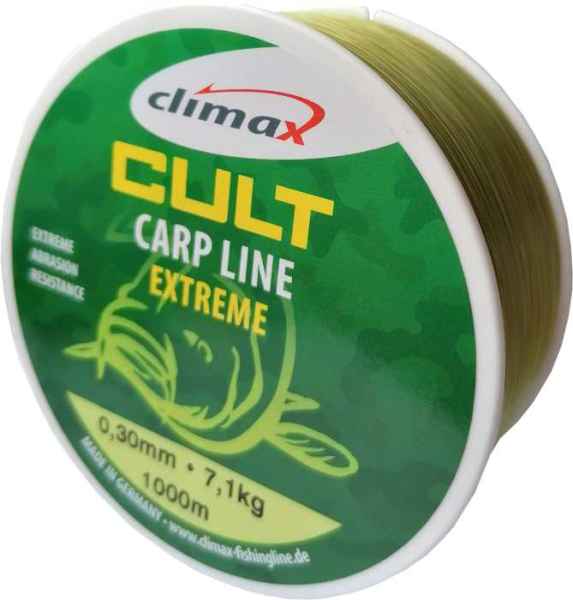 Levně Silon CLIMAX CULT Carp Line Extreme mattolive 1000m Variant: Průměr: 0,28mm nosnost: 5,8kg