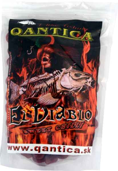 Levně QANTICA boilies rozpustné 20mm / 1kg Variant: El diablo - sweet chilli