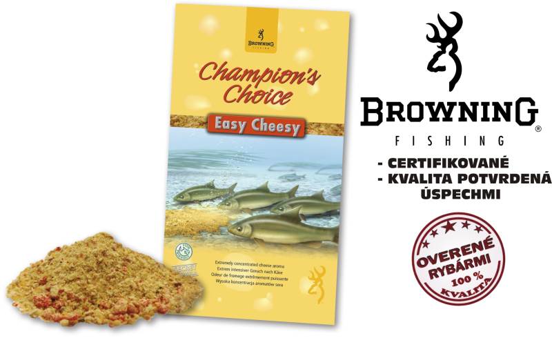 Levně Krmivo browning champions choice 1kg easy Cheesy