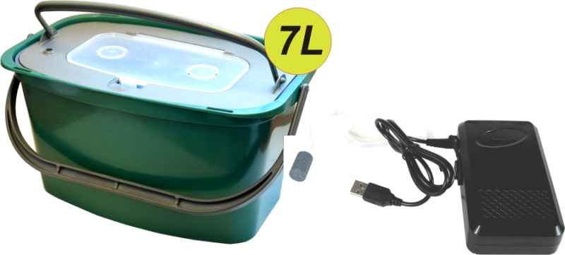 Levně Vzduchovací motorek AA /USB + Řízkovnice 7L