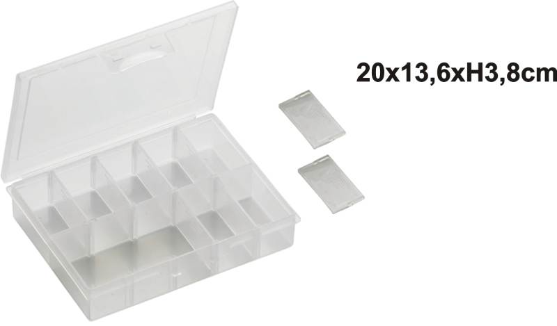 Levně Krabička na nástrahy 20x13,6x3,8cm Variant: Rozmer 13,5x10x2,7cm