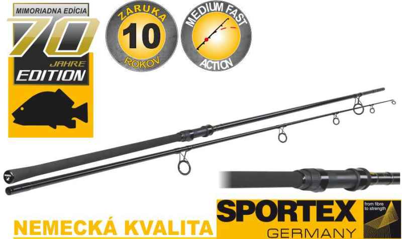 Levně Kaprové pruty Sportex Advancer Carp 2-díl Variant: 366cm / 3,00lbs