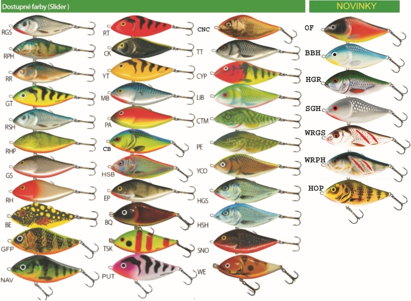 Levně Salmo rybářské woblery slider SD7S Variant: barva WE
