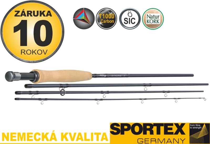 Levně Muškařské pruty Sportex Synoris Fly 4-díl Variant: 260cm / aftma 3