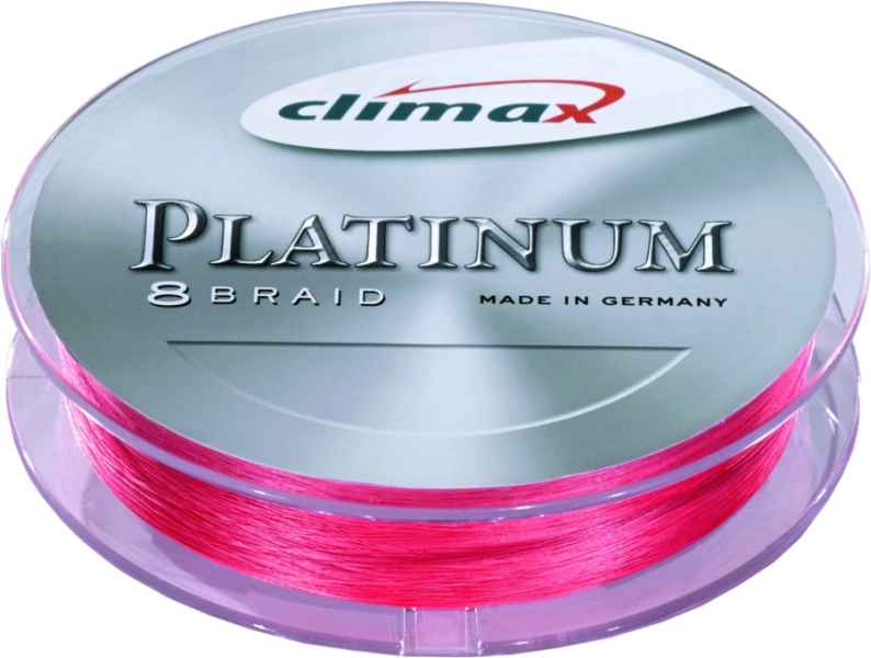 Levně CLIMAX platinum 8 braid šňůra červená