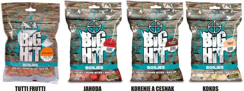 Levně Boilies Crafty Catcher Big Hit 15mm / 250g Variant: 625 PCCBHIT31 - Boilies Crafty Catcher Big Hit 15mm / 250g