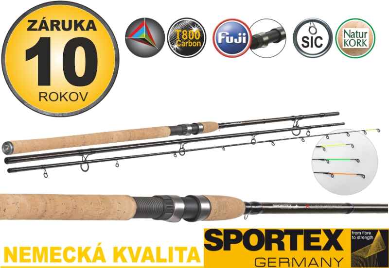 Levně Sportex Xclusive Feeder NT Light Variant: 330cm / 40-80g