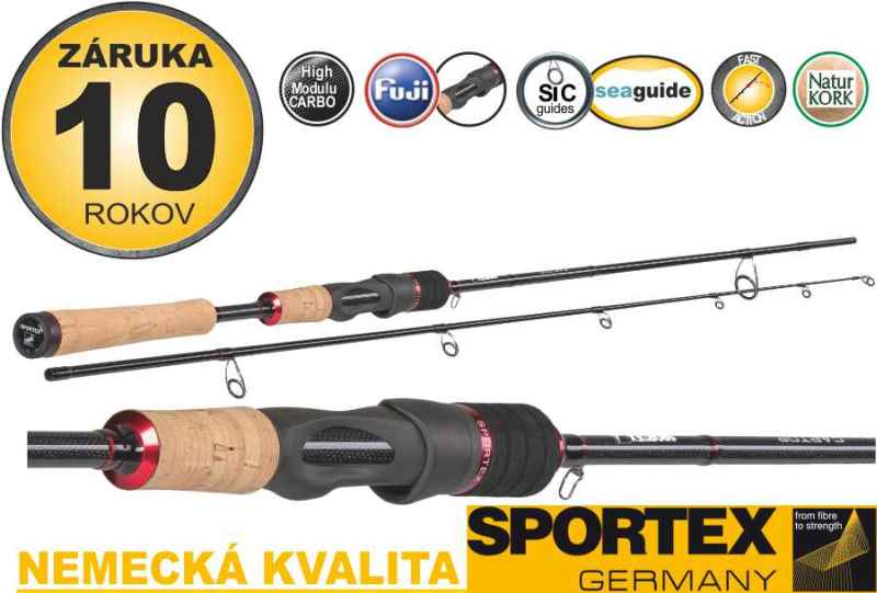 Levně Přívlačové pruty Sportex Captor Spin 2-díl Variant: 240cm / 80g, 71-94g