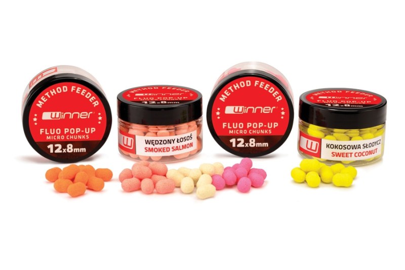 Method Feeder Fluo Pop-Up Micro Chunks 12x8mm / 20g Varianta: Příchuť: Jahoda