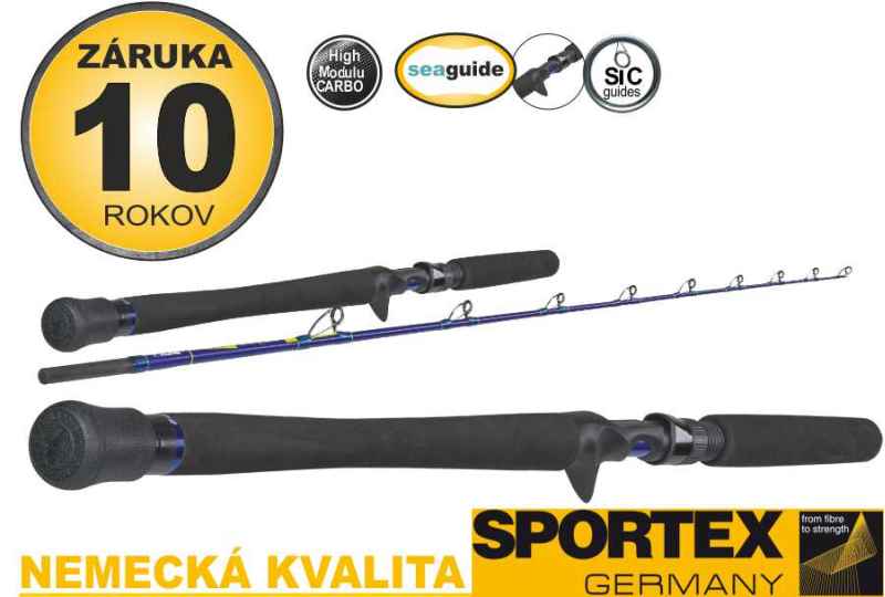 Levně Mořské pruty Sportex Neptoon jigging 2-díl Variant: 215cm /20lbs