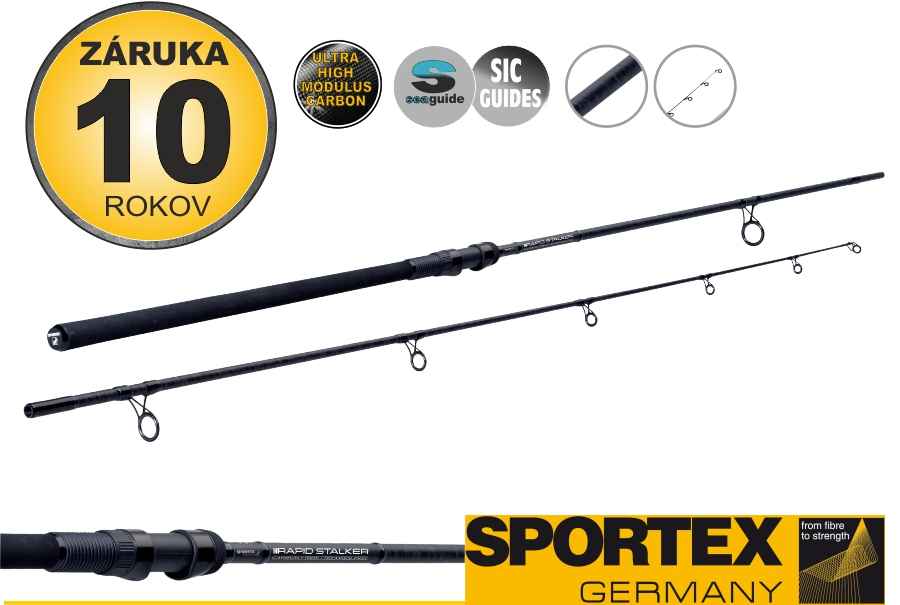 Levně Kaprové pruty SPORTEX Rapid Stalker 2-díl Variant: 300cm / 2,00lbs