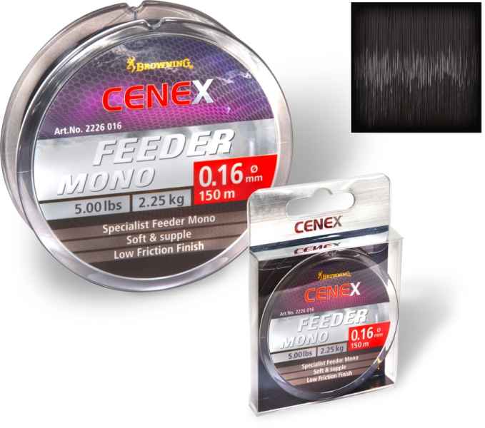 Levně Feeder silon Cenex Feeder Mono - černý Variant: 150m 0,14mm / 1,80kg