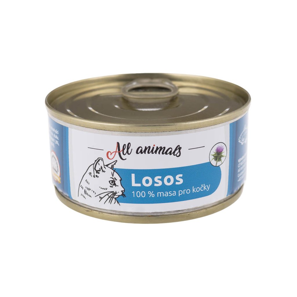 Levně All Animals CAT losos mletý 100g