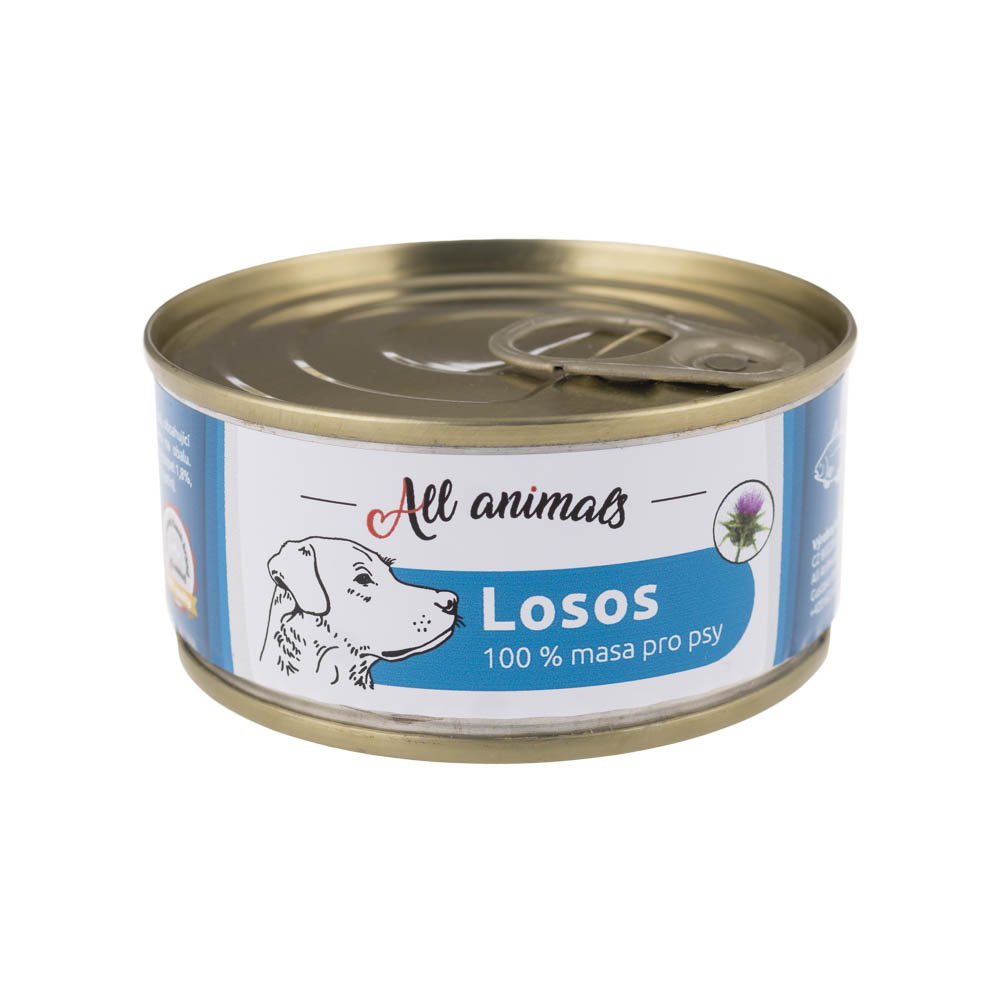 Levně All Animals DOG losos mletý 100g