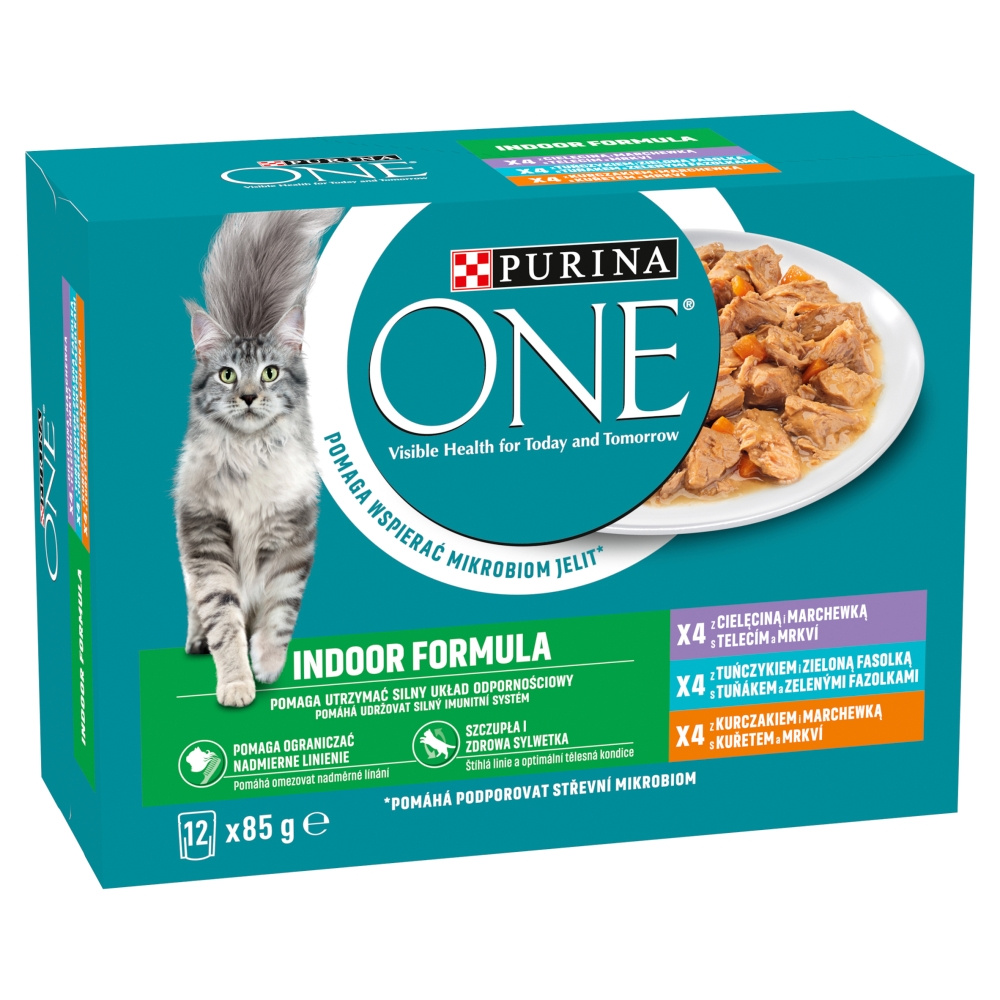 Levně Purina ONE indoor minifilety s kuřetem 12x85g