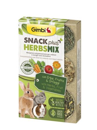 Levně Gimbi Snack Plus bylinky MIX 50g