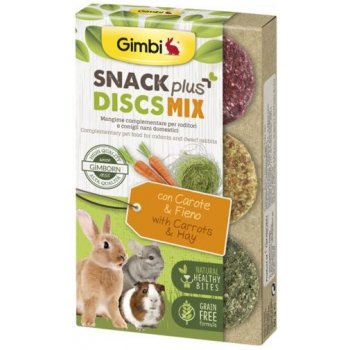 Levně Gimbi Snack Plus DISCS MIX 50g