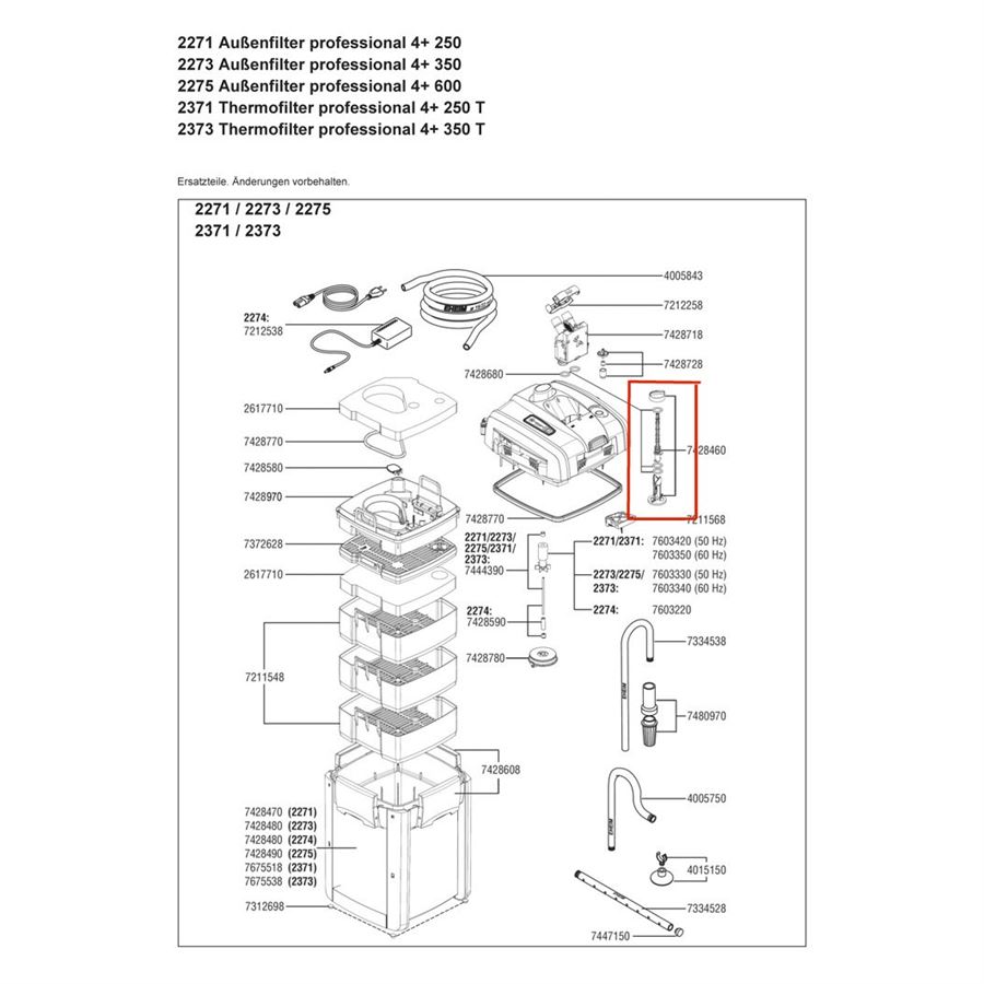EHEIM Otočný knoflík s regulátorem průtoku (7428460)