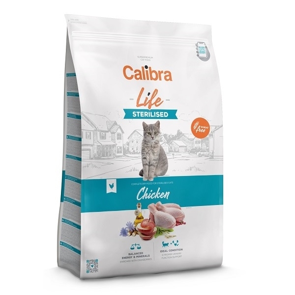 Levně Calibra Cat Life Sterilised Chicken 1,5kg