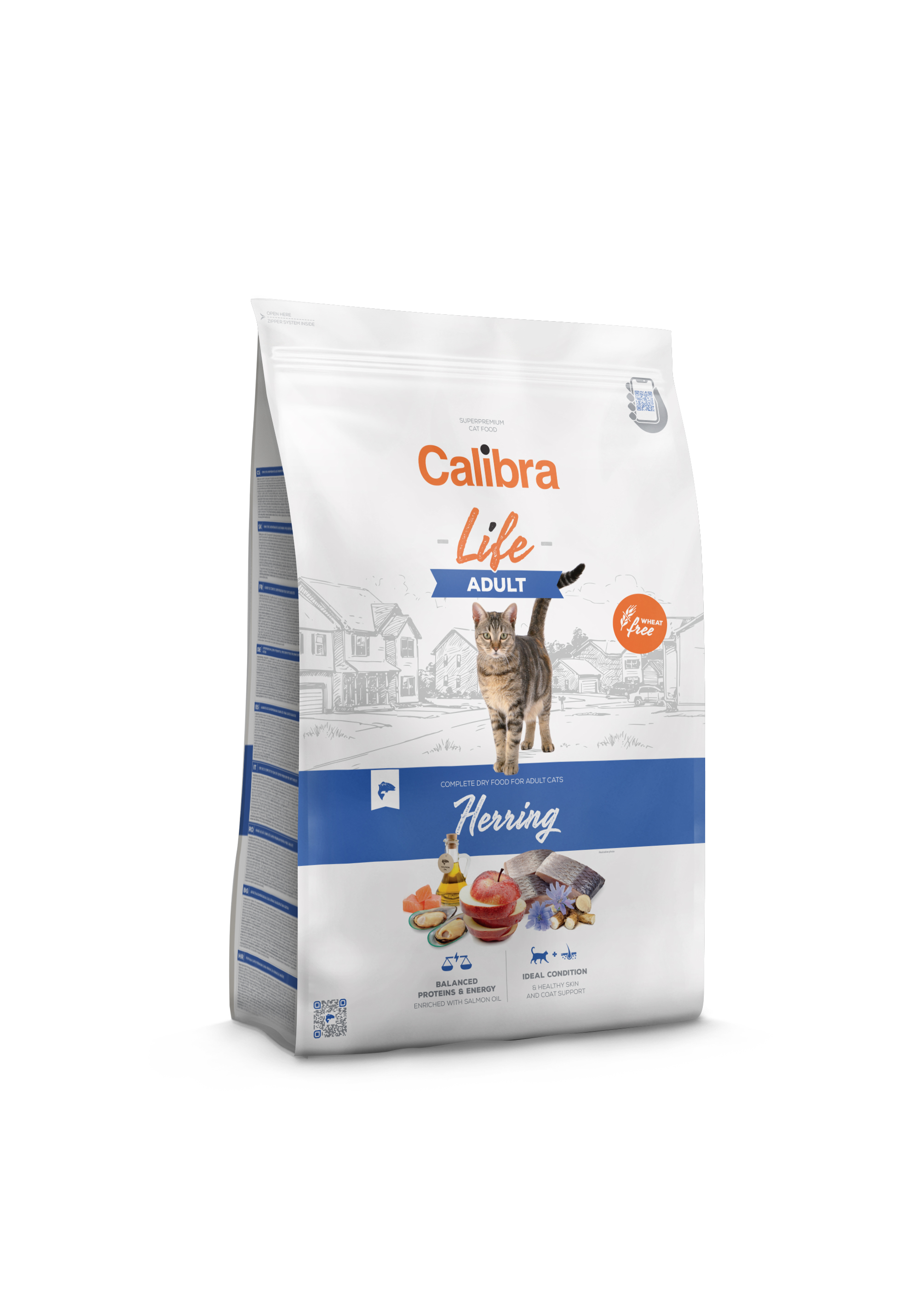 Levně Calibra Cat Life Adult Herring 1,5kg