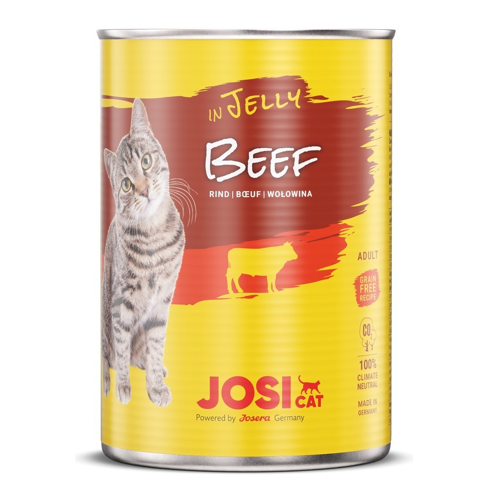 Levně JOSICAT beef in jelly 400g