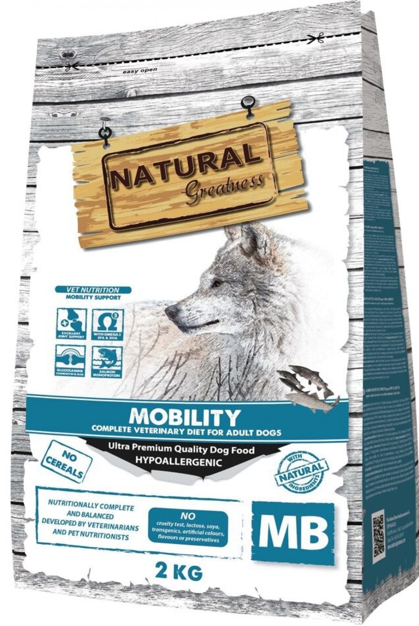 Levně Natural Greatness MOBILITY veterinární dieta Velikost balení: 2kg