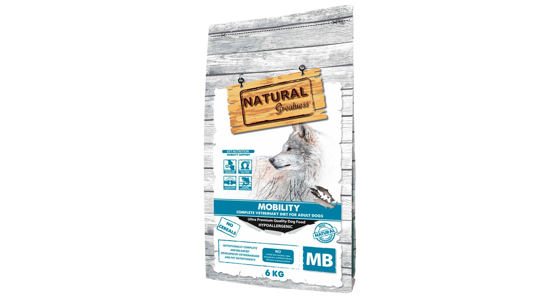 Levně Natural Greatness MOBILITY veterinární dieta Velikost balení: 6kg