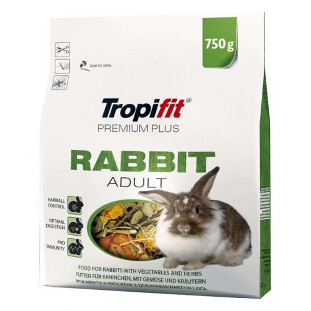 Levně Tropifit 750g Rabbit Adult premium plus