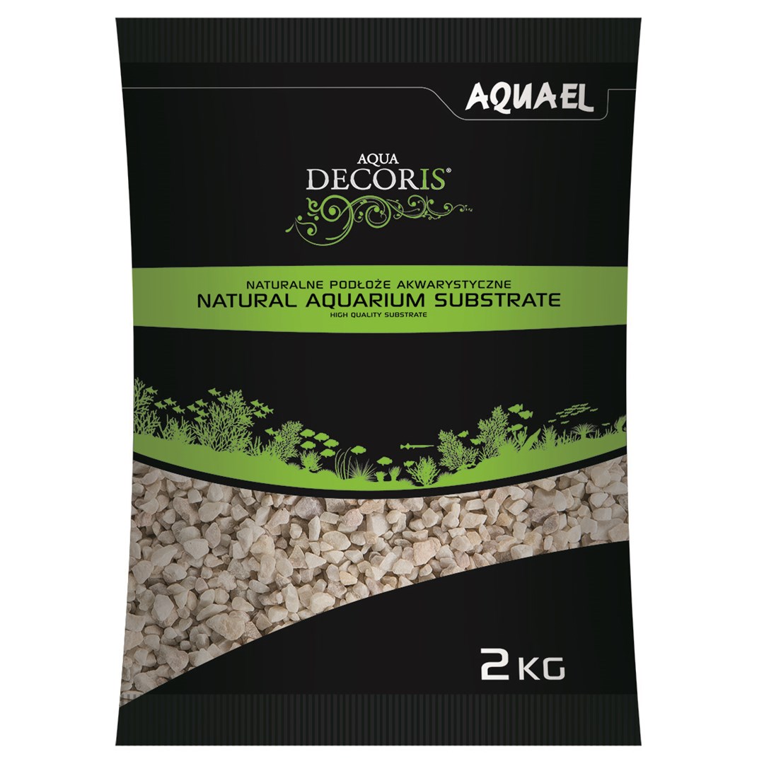 Levně Aquael Aqua Decoris Gravel Dolomite 2-4 mm 2 kg, dolomitový štěrk Balení: 10 kg