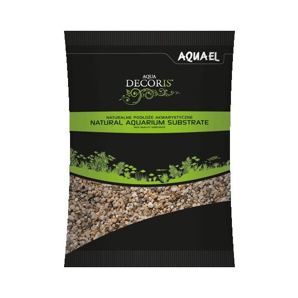 Levně Aquael Aqua Decoris Gravel NATURAL 5-10 mm, Přírodní štěrk Balení: 2 kg